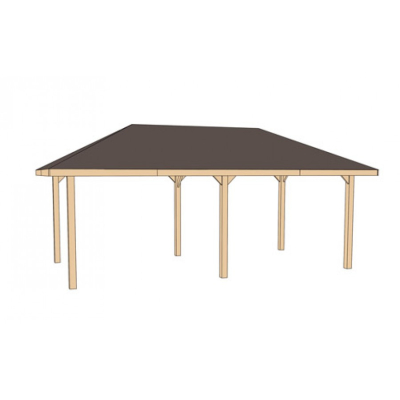 Weka Gartenoase/Carport 651 B in 3 Grössen