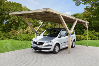 Weka Y-Einzelcarport 612 mit PVC –Dach