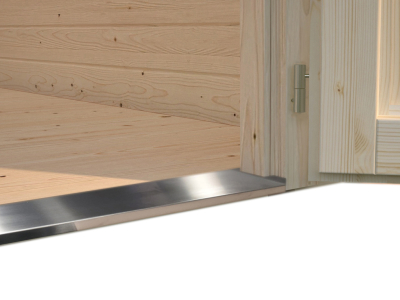 Palmako Blockbohlenhaus Tina 10,4 m² 34 mm mit Metalldach