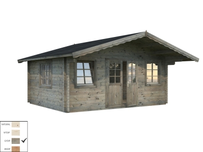 Palmako Blockbohlenhaus Helena 15,1 m² 70 mm naturbelassen