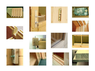 Palmako Blockbohlenhaus Helena 24,6 m² 70 mm naturbelassen