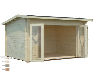 Palmako Blockbohlenhaus Ines 11,1 m² 44 mm naturbelassen