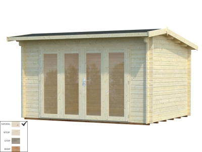 Palmako Blockbohlenhaus Ines 11,1 m² 44 mm naturbelassen