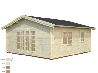 Palmako Blockbohlenhaus Irene 27,7 m² 70 mm naturbelassen