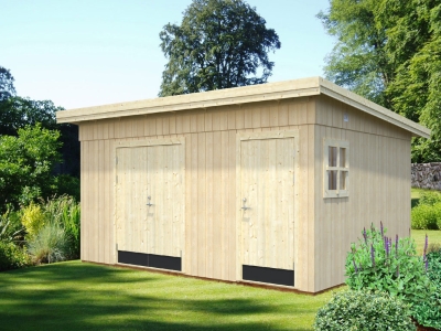 Palmako Gerätehaus Kalle 13,5 m² naturbelassen