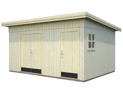 Palmako Gerätehaus Kalle 13,5 m² naturbelassen