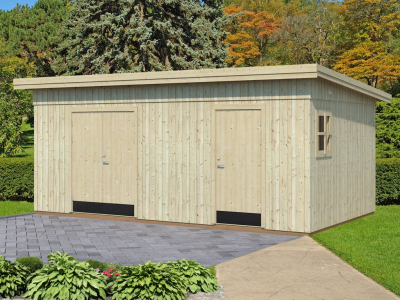 Palmako Gerätehaus Kalle 16,9 m² naturbelassen