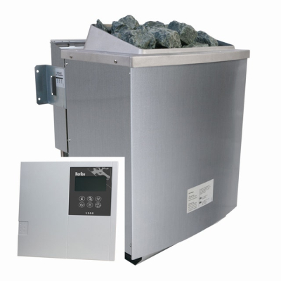 Karibu 9 kW Bio-Kombiofen Saunaofen inkl. Steuergerät Classic- Sparset