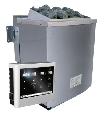 Karibu 9 kW Bio-Kombiofen Saunaofen inkl. Steuergerät EASY - Sparset