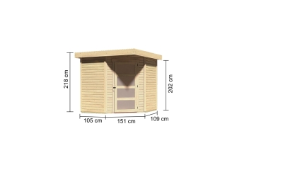 Woodfeeling Gartenhaus Schwandorf 3
