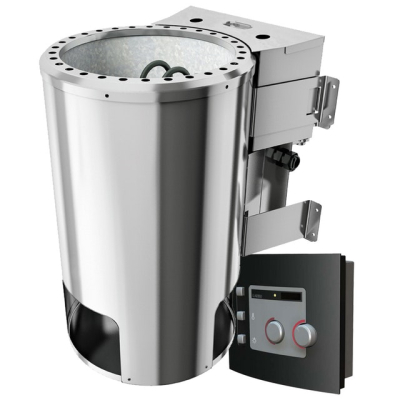 Karibu Plug & Play - Bio-Kombiofen 3,6 kW mit externer Steuerung