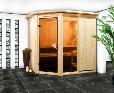 Karibu Sauna Fiona 1 (Eckeinstieg) NEU