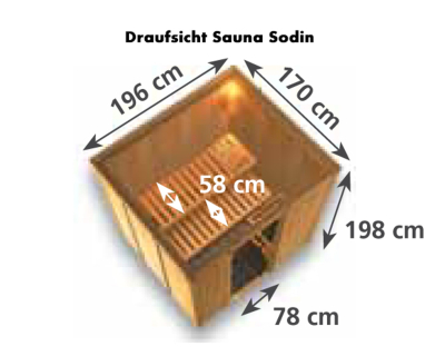 KARIBU SODIN Systemsauna