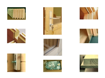 Palmako Blockbohlenhaus Lisa 14,2 m² 44 mm naturbelassen