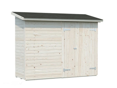 Palmako Gerätehaus, Anlehnhaus Leif 2,2 m² 16 mm naturbelassen