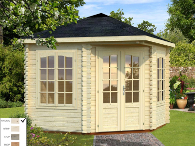 Palmako Pavillon Melanie 6,9 m² naturbelassen