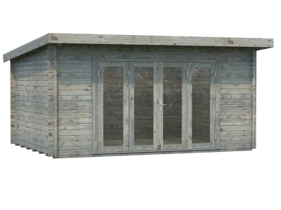 Palmako Blockbohlenhaus Lea 14,2 m² 44 mm naturbelassen