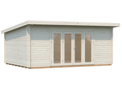 Palmako Blockbohlenhaus Lea 19,4 m² 44 mm naturbelassen