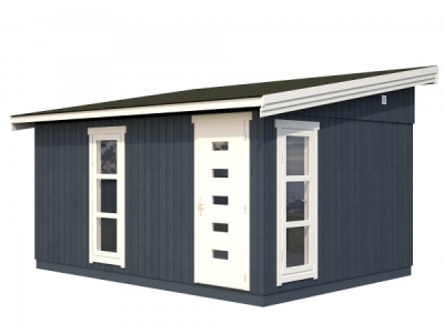 Palmako Nordic Gartenhaus Etta 88 mm 13,8 m² naturbelassen