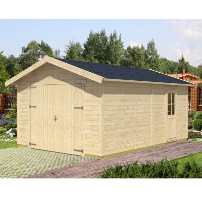 Skan Holz 45 mm Garage Holzgarage Varberg 1/2/3