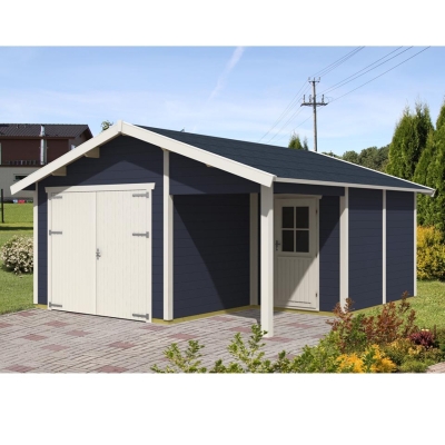 Skan Holz 28 mm Garage Holzgarage Visby 1/2/3