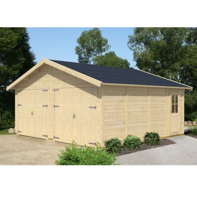 Skan Holz 28 mm Garage Holzgarage Visby 1/2/3
