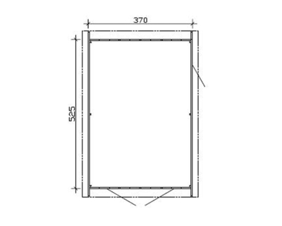 Skan Holz 45 mm Garage Holzgarage Varberg 1/2/3