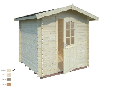 Palmako Blockbohlenhaus Vivian 3,8 m² 28 mm naturbelassen