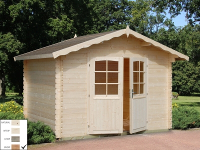 Palmako Blockbohlenhaus Vivian 6,9 m² 28 mm naturbelassen