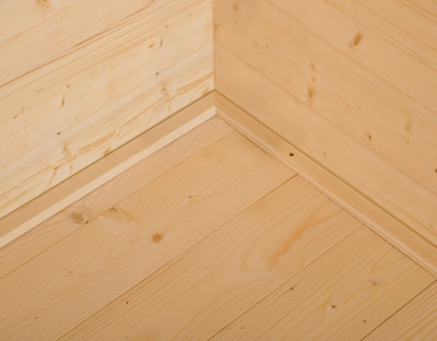 Weka 28 mm Designhaus 126+ mit extra hoher Tür - 28 mm Grösse 2