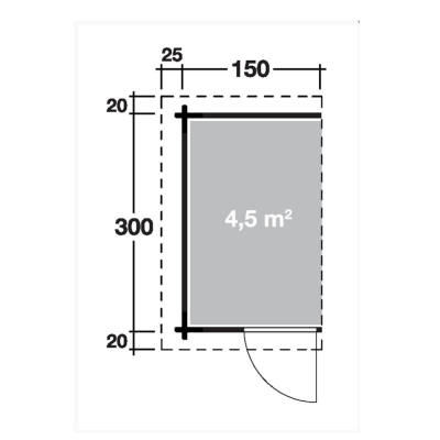 Wolff Finnhaus Anbauschuppen Flachdach/Satteldach