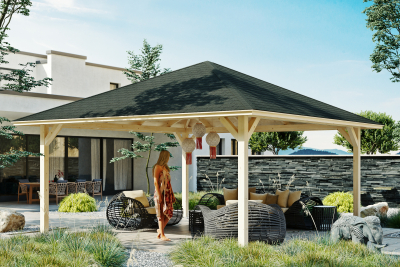 Skanholz Pavillon Cannes 4, Leimholz, natur