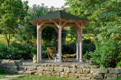 Skanholz Pavillon Colmar 1, Douglasie,natur