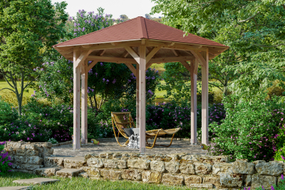 Skanholz Pavillon Colmar 2, Douglasie, natur