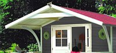 Karibu Dachausbau mit Rundbögen für Typ Stenesund