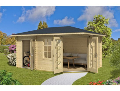 Lasita Maja Gartenhaus Aruba 2B in 40mm