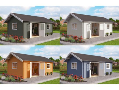 Lasita Maja Gartenhaus CAROLINE SET GOLD