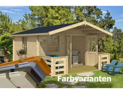 Lasita Maja Gartenhaus LUNA 2 mit Terrasse