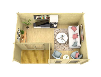 Lasita Maja Gartenhaus BRIGHTON 44