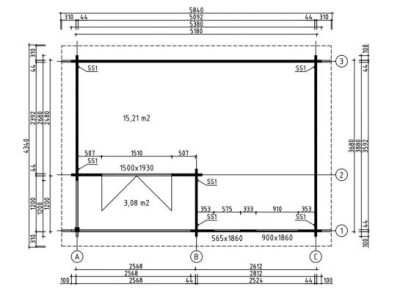 Lasita Maja Gartenhaus BRIGHTON 44
