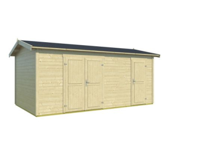 Lasita Maja Gartenhaus TUVALU XL inkl. Boden