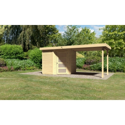 Woodfeeling Gartenhaus Schwandorf 5 mit Anbau 275 cm
