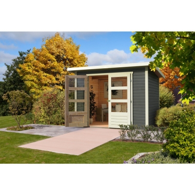 Karibu Woodfeeling Gartenhaus Stockach 3/5 - 19 mm
