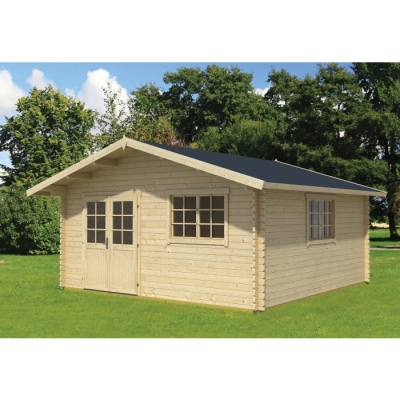 Lasita Maja Gartenhaus GOTLAND 7 F; 505x505 cm; 44mm Blockbohlen; inkl. Boden
