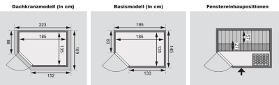 Woodfeeling Sauna Jella - 38 mm Massivholz Aktionssauna