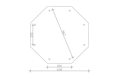 Skanholz Pavillon Nice 4, Leimholz, grau