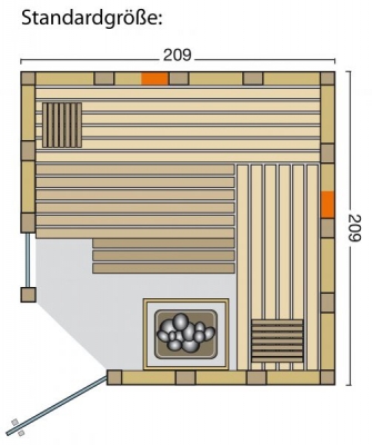 Urban Complete Sauna-Infrarot-Kombination