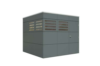 Skan Holz Cross Cube Gartenhaus Brisbane 3 inkl. Fussboden
