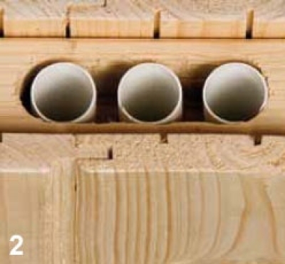 Weka Sauna Kiruna 1 mit Glastür und Eckeinstieg 230 V - 68 mm  mit Bio-Ofen 3.6 kw