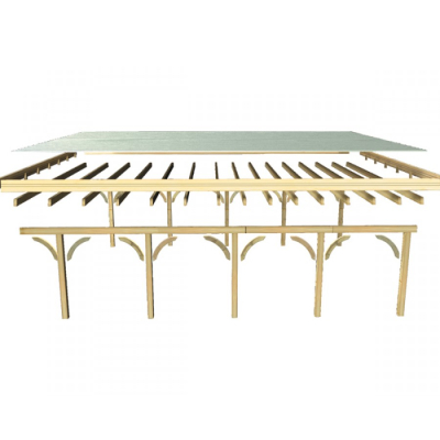 Karibu Einzelcarport Premium Einzel 1